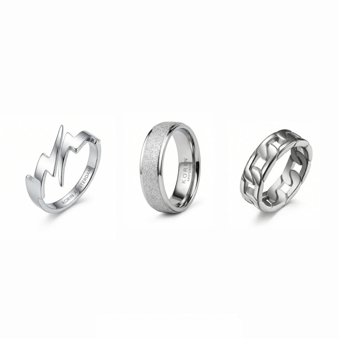 Set | 3er Bestseller Ringe Bundle - Element Juwelier