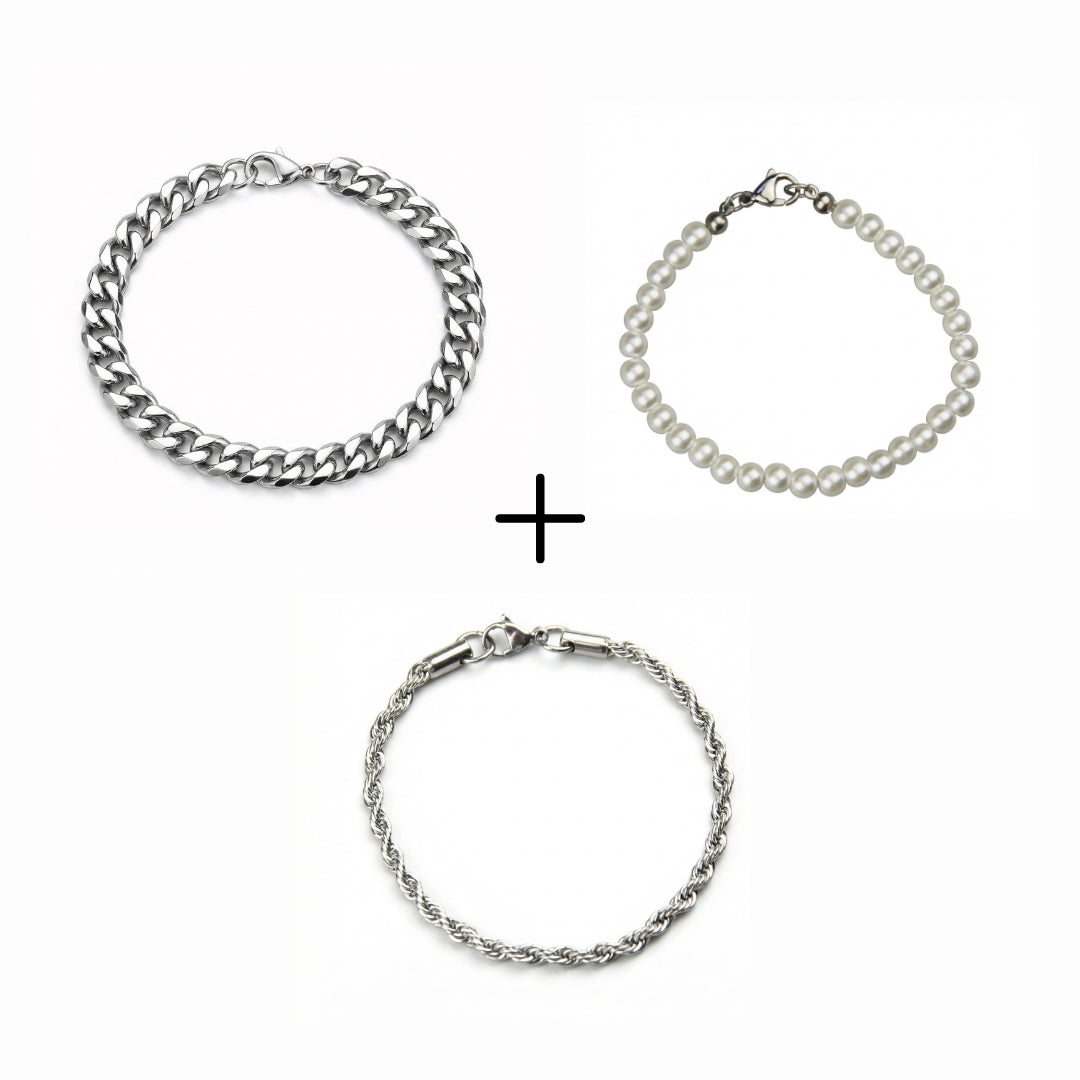 Set | 3er Bestseller Bracelet Bundle - Element Juwelier
