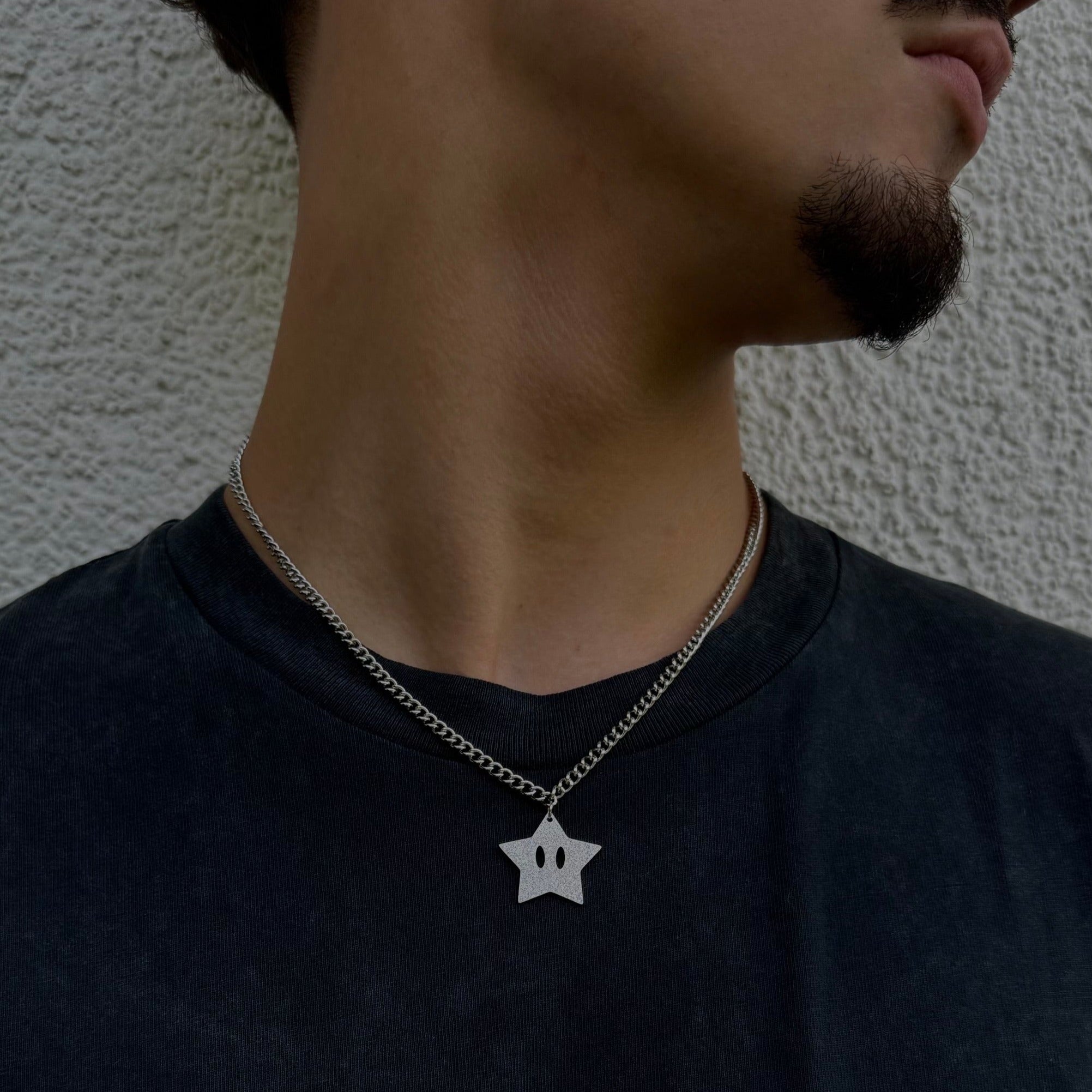 Set | Frosted Star Chain und Perlenkette - Element Juwelier