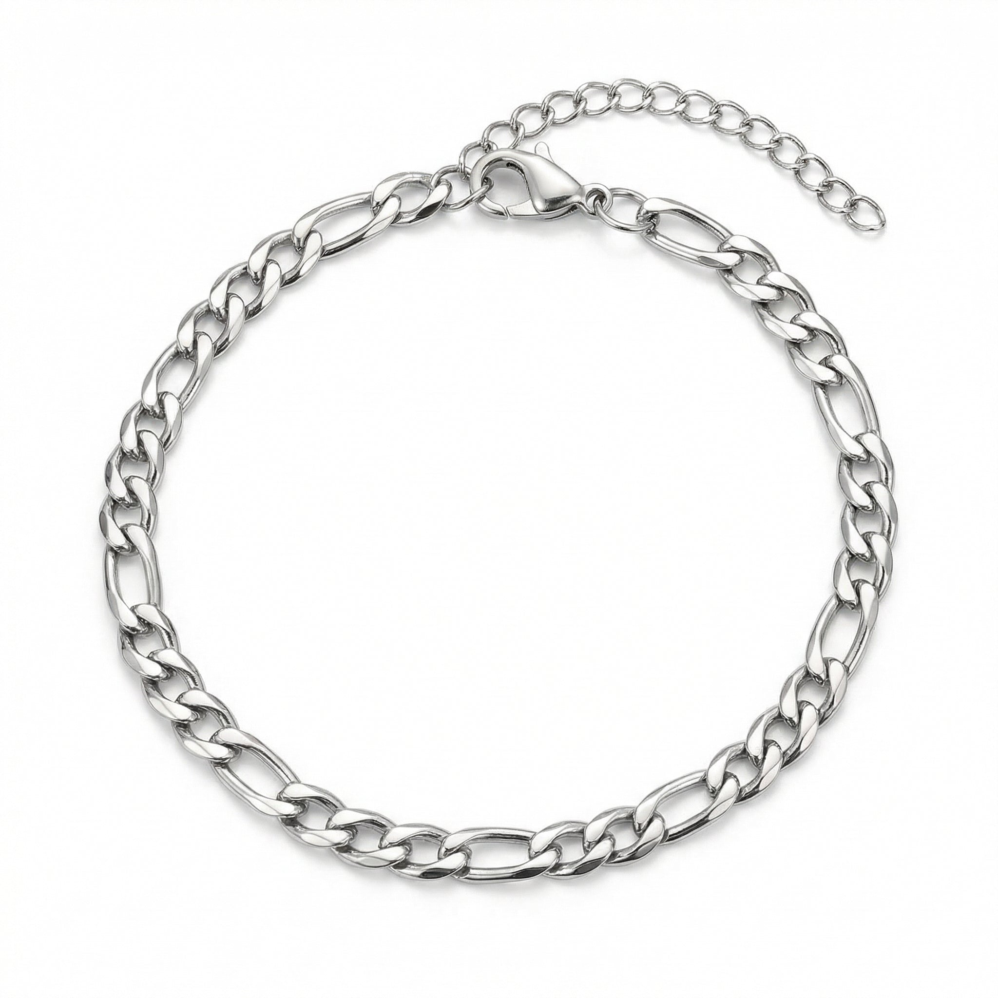 Set | Perlenarmband & Figaro Bracelet - Element Juwelier